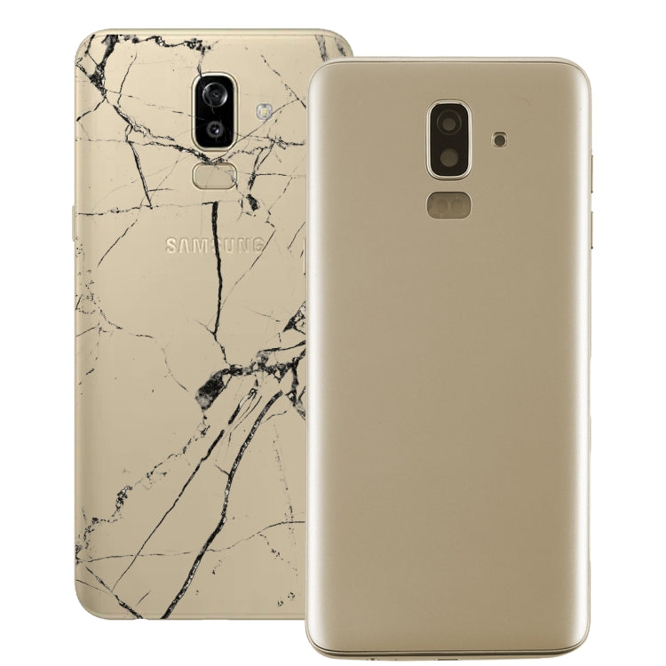 For Galaxy J8 (2018), J810F/DS, J810Y/DS, J810G/DS Back Cover with Side Keys & Camera Lens (Gold) - Back Cover by PMC Jewellery | Online Shopping South Africa | PMC Jewellery | Buy Now Pay Later Mobicred