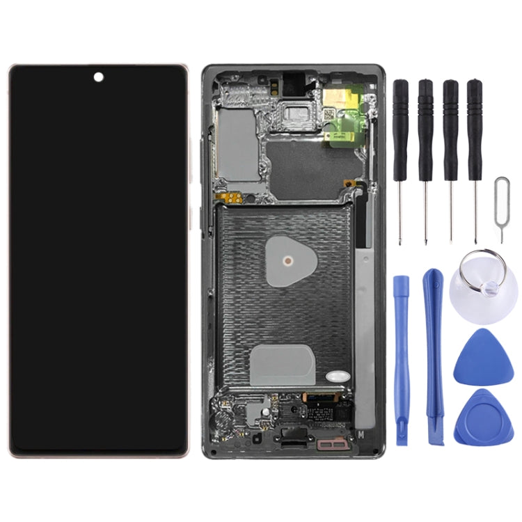 Original LCD Screen for Samsung Galaxy Note20 4G SM-N980 Digitizer Full Assembly With Frame (Gold) - free shipping - PMc TechLife - Order now!