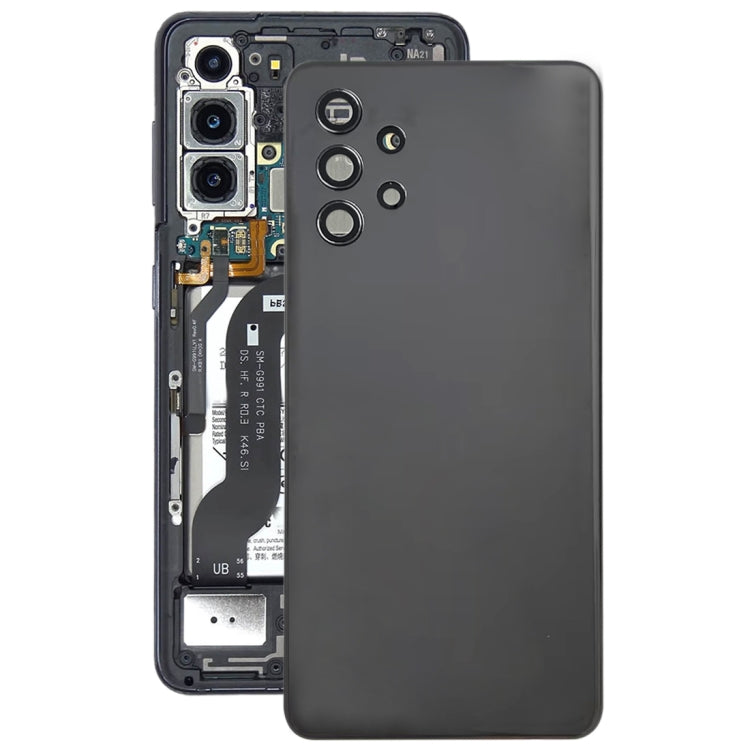 For Samsung Galaxy A32 4G Battery Back Cover with Camera Lens Cover (Black) - free shipping - PMc TechLife - Order now!