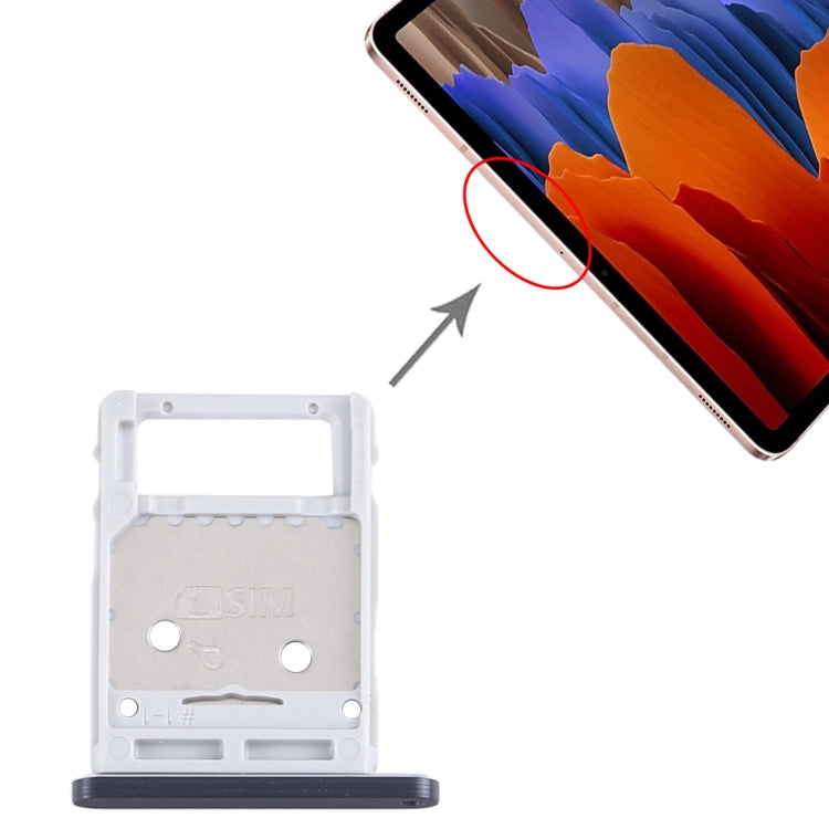 For Samsung Galaxy Tab S7 SM-T870/T875 SIM Card Tray + Micro SD Card Tray (Black) - free shipping - PMc TechLife - Order now!