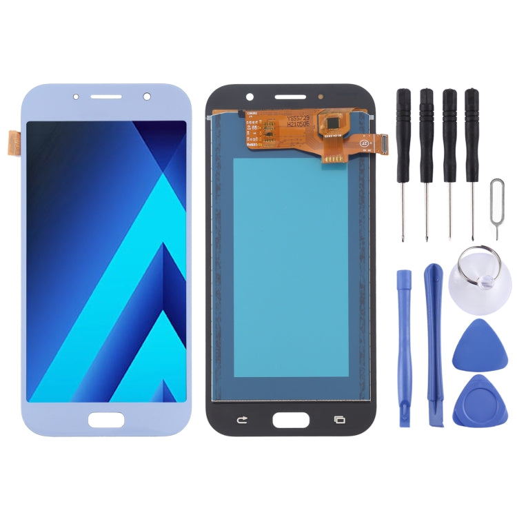TFT LCD Screen for Galaxy A7 (2017), A720FA, A720F/DS With Digitizer Full Assembly (Blue) - free shipping - PMc TechLife - Order now!