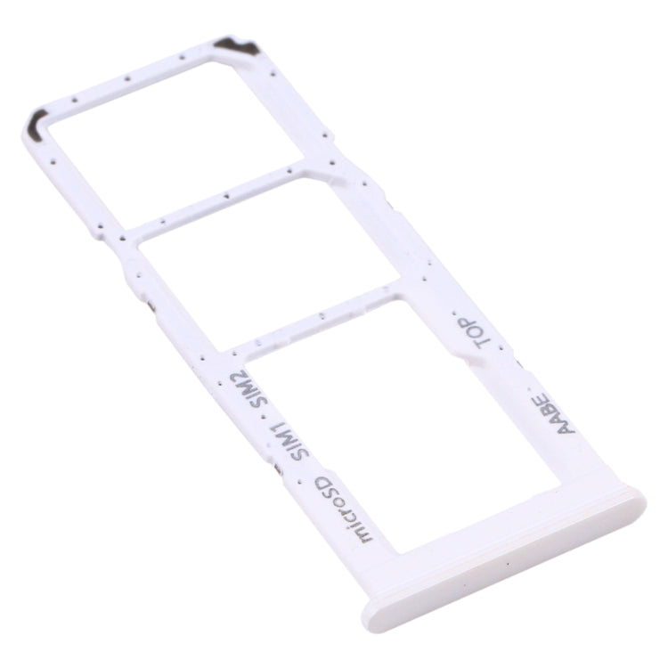 For Samsung Galaxy A12 SM-A125 SIM Card Tray + SIM Card Tray + Micro SD Card Tray (White) - free shipping - PMc TechLife - Order now!