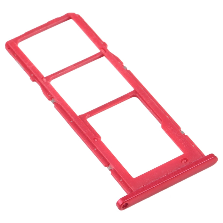 For Samsung Galaxy A02s SM-A025 SIM Card Tray + SIM Card Tray + Micro SD Card Tray (Red) - free shipping - PMc TechLife - Order now!
