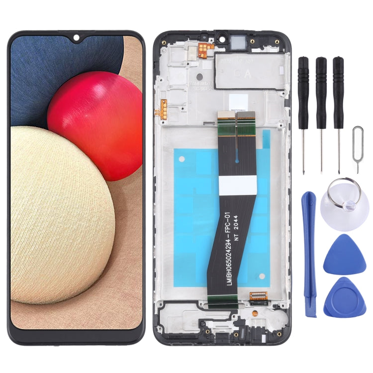 Original LCD Screen for Samsung Galaxy A02s SM-A025F(GA Version) Digitizer Full Assembly With Frame - free shipping - PMc TechLife - Order now!