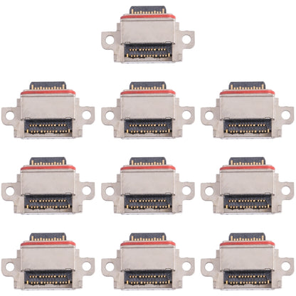 10pcs Charging Port Connector for Samsung Galaxy S10+ SM-G975F, SM-G975U, SM-G975W, SM-G975U1, SM-G9750, SM-G975N, SM-G975X - Single Tail Connector by PMC Jewellery | Online Shopping South Africa | PMC Jewellery | Buy Now Pay Later Mobicred