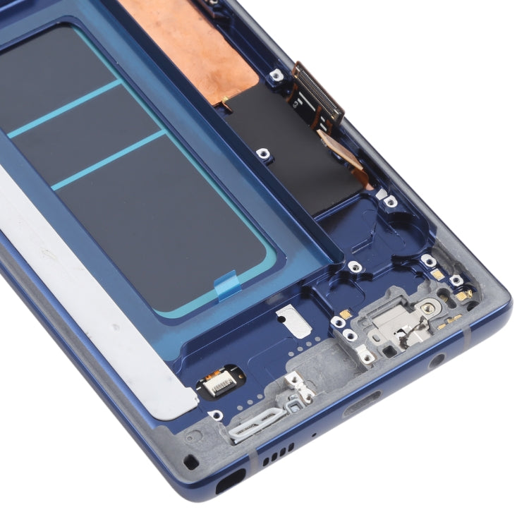 OLED LCD Screen for Samsung Galaxy Note9 SM-N960 Digitizer Full Assembly with Frame (Blue) - free shipping - PMc TechLife - Order now!