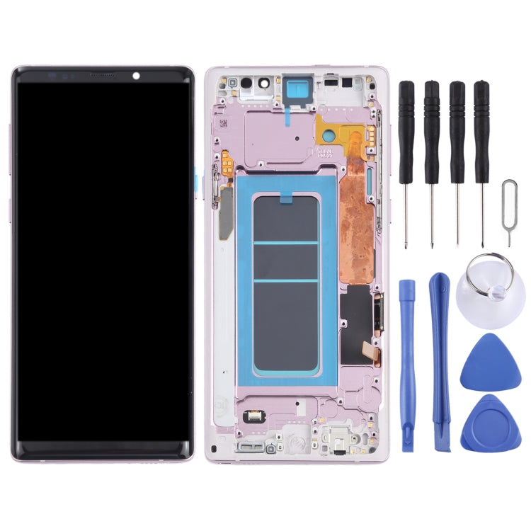 OLED LCD Screen for Samsung Galaxy Note9 SM-N960 Digitizer Full Assembly with Frame (Purple) - free shipping - PMc TechLife - Order now!