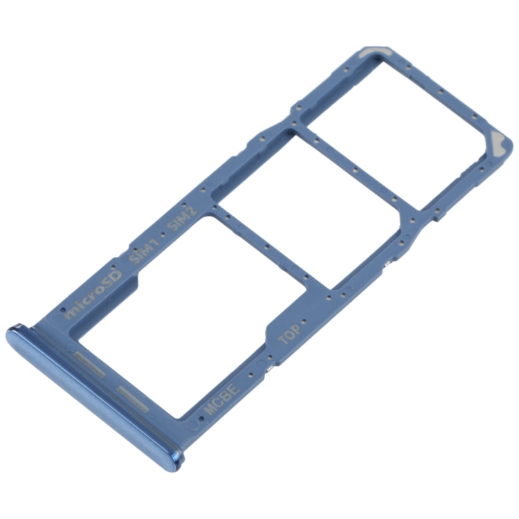 For Samsung Galaxy M32 SM-M325 SIM Card Tray + SIM Card Tray + Micro SD Card Tray (Blue) - free shipping - PMc TechLife - Order now!