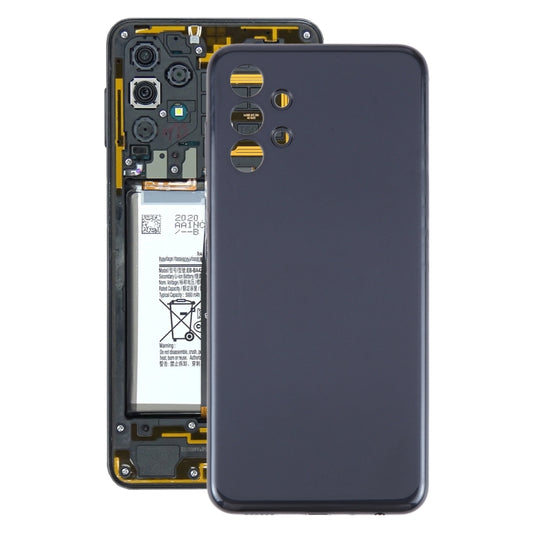 For Samsung Galaxy A13 SM-A135 Battery Back Cover(Black) - Galaxy A Series Parts by PMC Jewellery | Online Shopping South Africa | PMC Jewellery | Buy Now Pay Later Mobicred