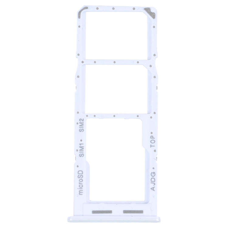 For Samsung Galaxy A04s SM-A047F Original SIM Card Tray + SIM Card Tray + Micro SD Card Tray (White) - free shipping - PMc TechLife - Order now!