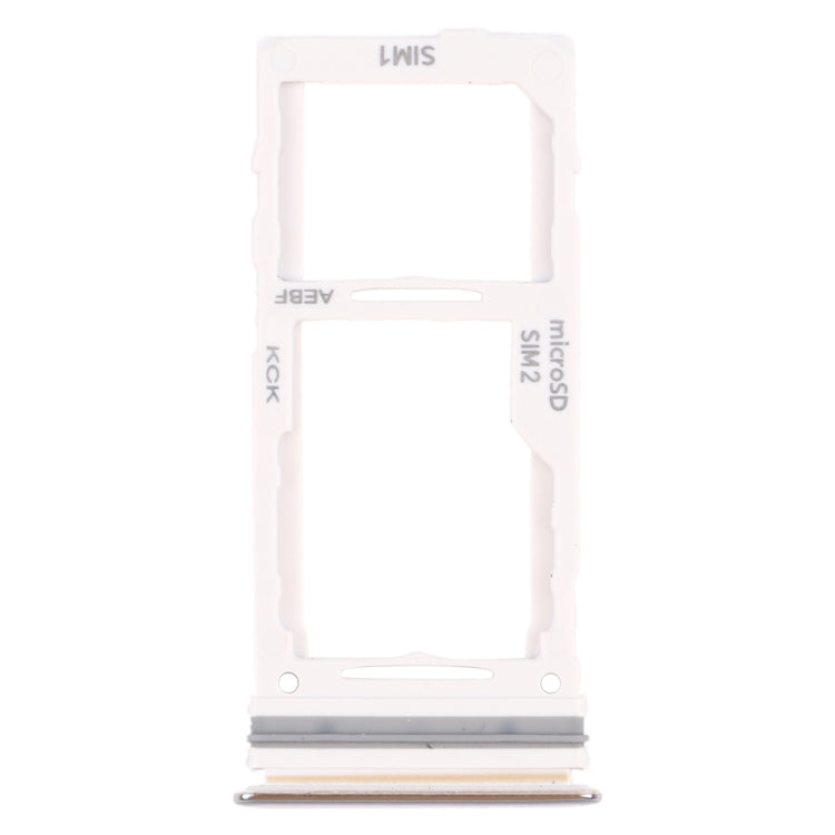 For Samsung Galaxy A72 SM-A725 SIM Card Tray + SIM Card Tray / Micro SD Card Tray (Silver) - free shipping - PMc TechLife - Order now!