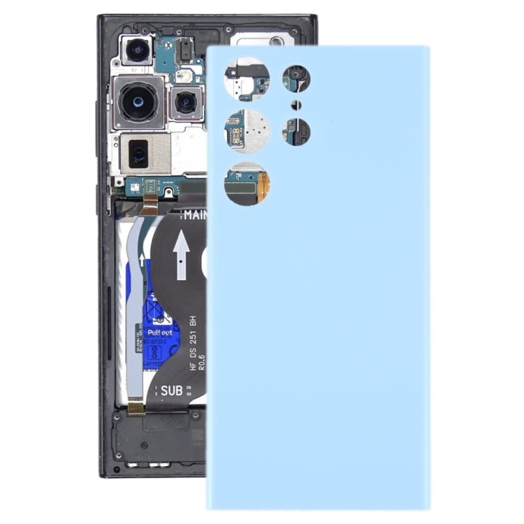 For Samsung Galaxy S23 Ultra 5G SM-S918B OEM Battery Back Cover(Blue) - free shipping - PMc TechLife - Order now!
