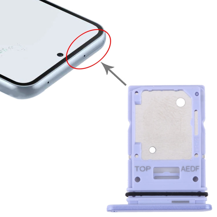 For Samsung Galaxy A54 SM-A546 Original SIM Card Tray + Micro SD Card Tray (Purple) - free shipping - PMc TechLife - Order now!