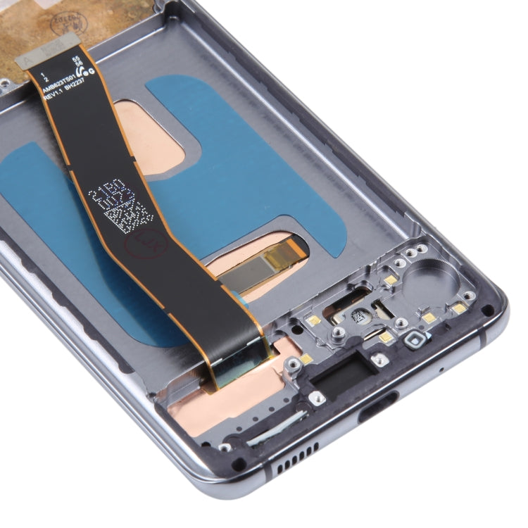 OLED Material LCD Screen for Samsung Galaxy S20 SM-G980 Digitizer Full Assembly With Frame(Black) - free shipping - PMc TechLife - Order now!