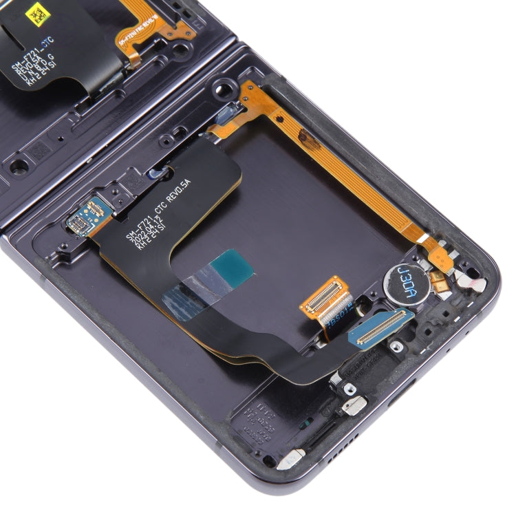 For Samsung Galaxy Z Flip4 SM-F721 Original LCD Screen Digitizer Full Assembly with Frame (Black) - free shipping - PMC TechLife - Order now!