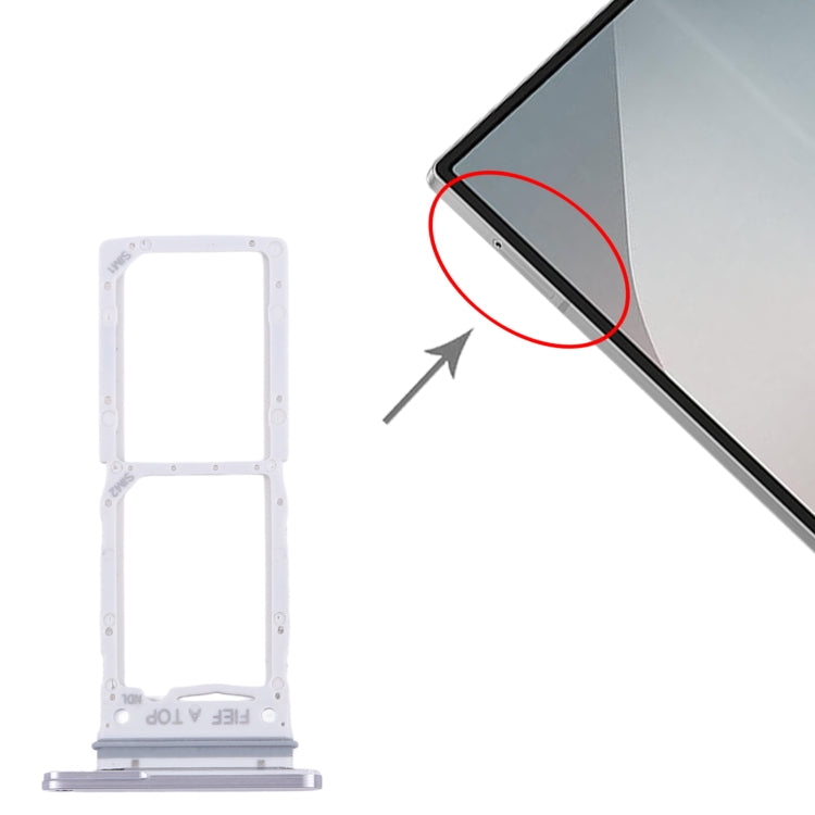 For Samsung Galaxy Z Fold6 SM-F956B Original SIM Card Tray + SIM Card Tray (Silver) - free shipping - PMc TechLife - Order now!