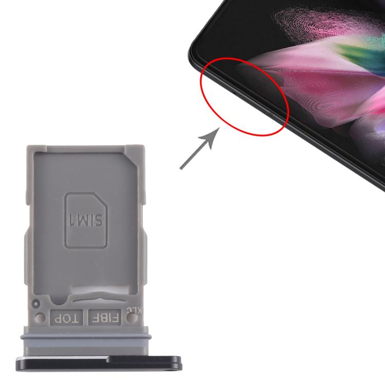 For Samsung Galaxy Z Fold3 5G SM-F926B Original SIM Card Tray (Black) - free shipping - PMc TechLife - Order now!