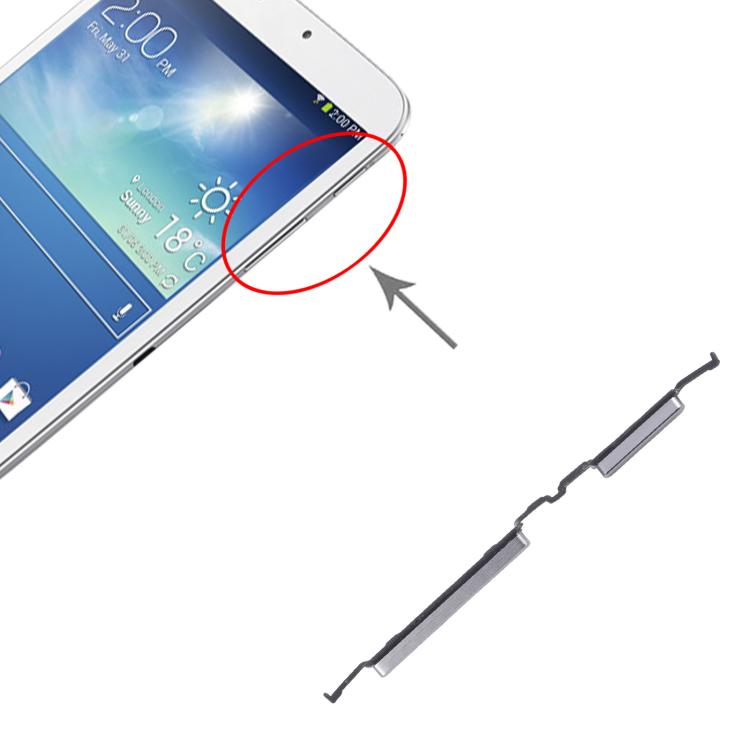 For Samsung Galaxy Tab 3 8.0 SM-T310/T311/T315 Original Power Button and Volume Control Button (Silver) - free shipping - PMc TechLife - Order now!