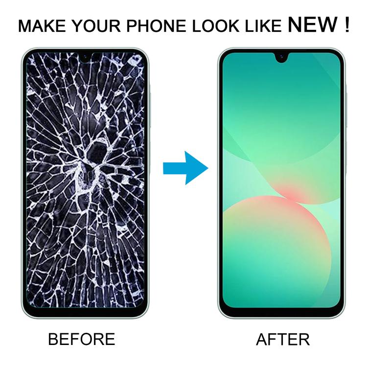 For Samsung Galaxy A26 SM-A266B 6.46 inch OLED LCD Screen Digitizer Full Assembly with Frame (Black) - free shipping - PMc TechLife - Order now!