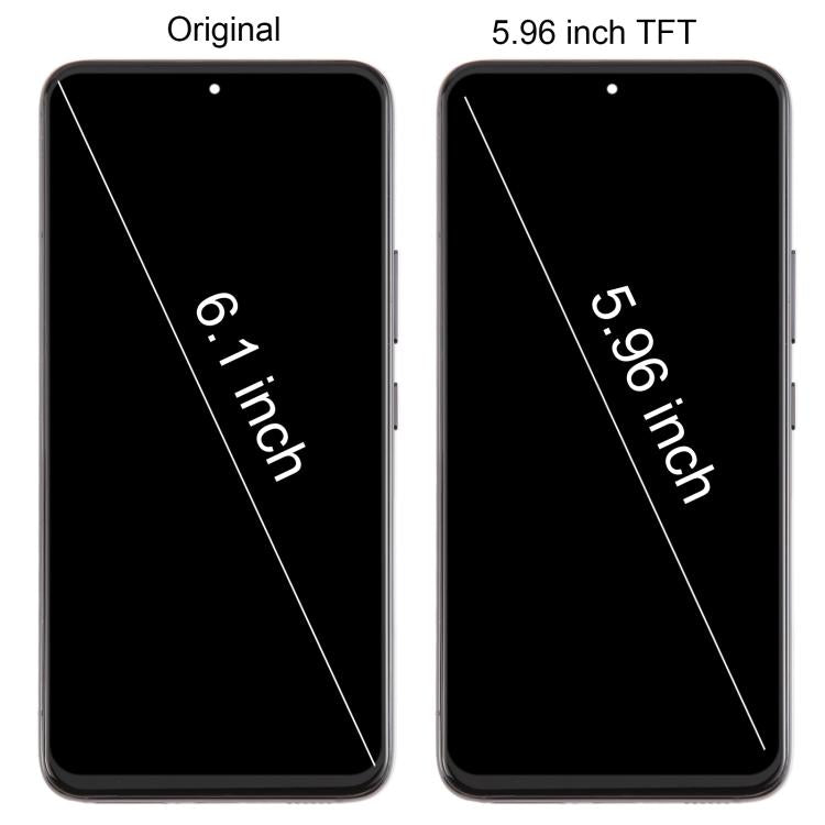 For Samsung Galaxy S22 SM-S901B 5.96 inch TFT LCD Screen Digitizer Full Assembly with Frame, Not Supporting Fingerprint Identification (Silver) - free shipping - PMC TechLife - Order now!