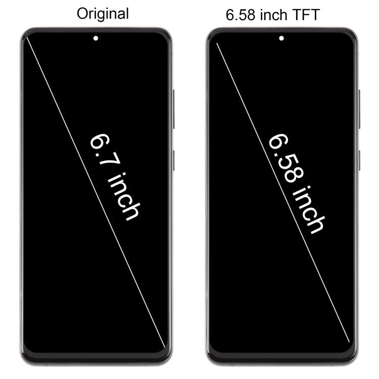 For Samsung Galaxy S20+ SM-G985F 6.58 inch TFT LCD Screen Digitizer Full Assembly with Frame, Not Supporting Fingerprint Identification (Black) - free shipping - PMC TechLife - Order now!