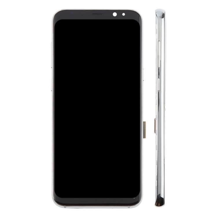 For Samsung Galaxy S8+ SM-G955F 6.18 inch TFT LCD Screen Digitizer Full Assembly with Frame (Silver) - free shipping - PMC TechLife - Order now!