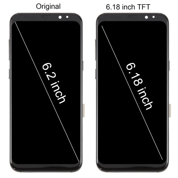 For Samsung Galaxy S8+ SM-G955F 6.18 inch TFT LCD Screen Digitizer Full Assembly with Frame (Purple) - free shipping - PMC TechLife - Order now!