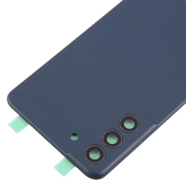 For Samsung Galaxy S21 FE SM-G990B Back Cover with Camera Lens Cover(Blue) - free shipping - PMC TechLife - Order now!