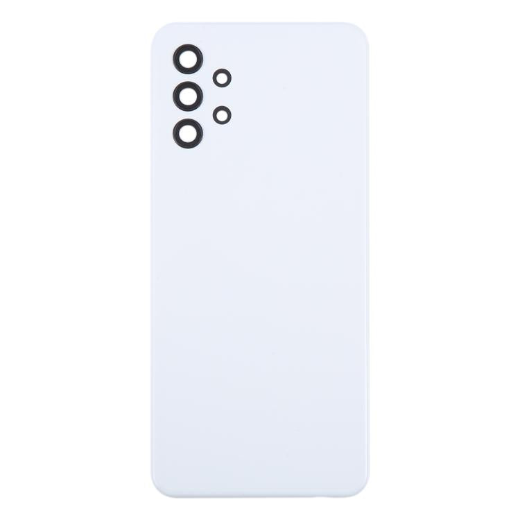 For Samsung Galaxy A32 4G SM-A325F Battery Back Cover with Camera Lens Cover(White) - free shipping - PMC TechLife - Order now!