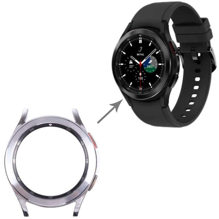 Original LCD Screen Frame Bezel Plate For Samsung Galaxy Watch4 Classic 42mm SM-R880(Silver) - free shipping - PMc TechLife - Order now!