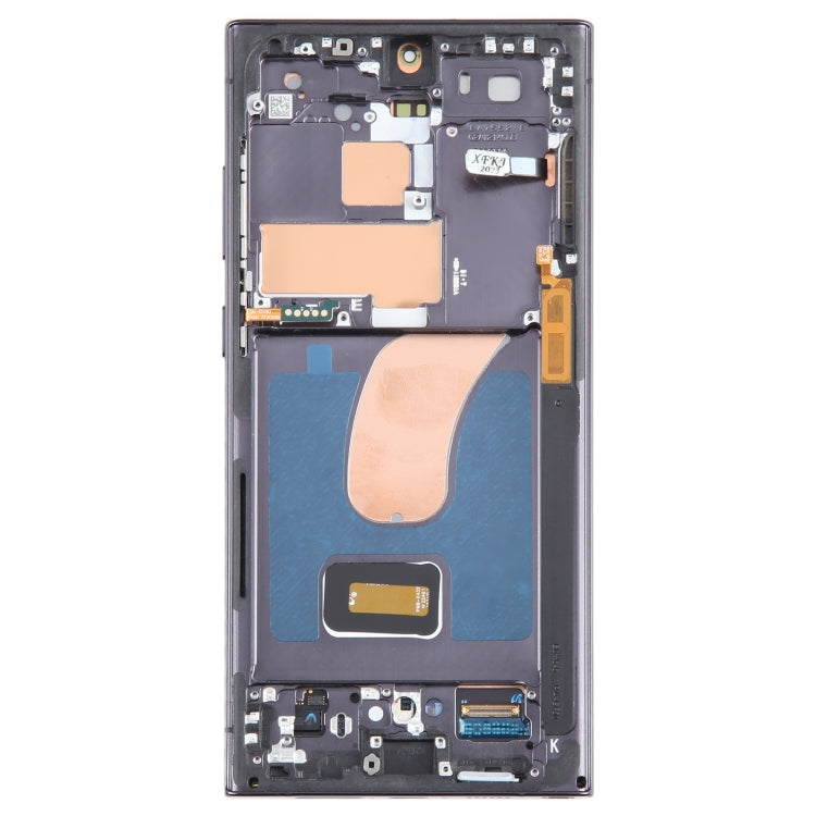 For Samsung Galaxy S23 Ultra SM-S918B EU Edition Original LCD Screen Digitizer Full Assembly with Frame (Black) - free shipping - PMC TechLife - Order now!