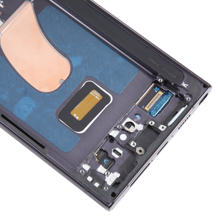 For Samsung Galaxy S23 Ultra SM-S918B EU Edition Original LCD Screen Digitizer Full Assembly with Frame (Black) - free shipping - PMC TechLife - Order now!