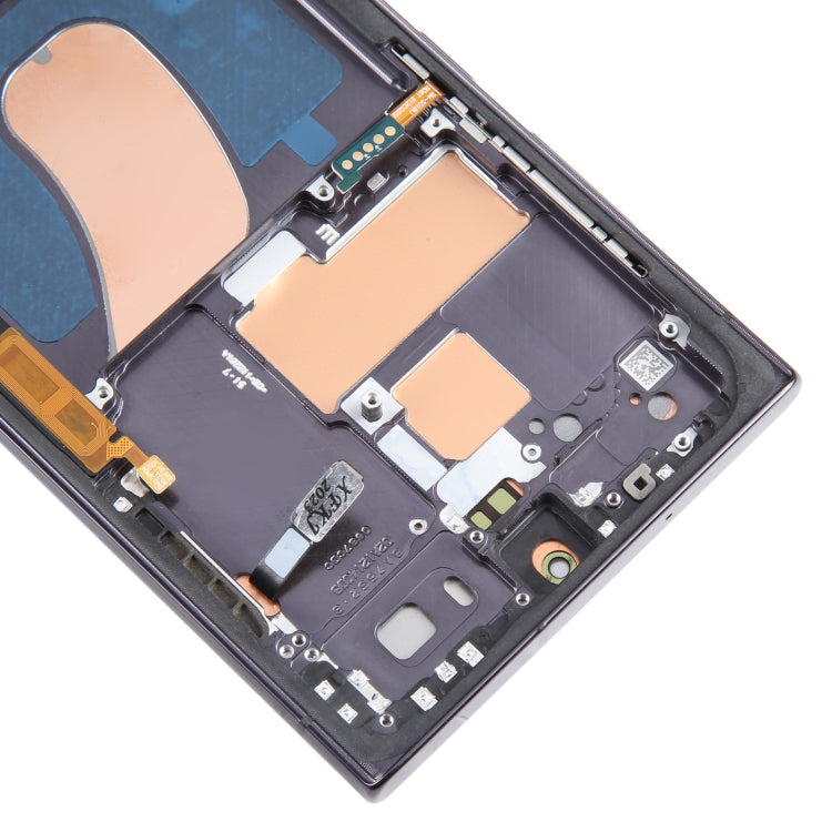 For Samsung Galaxy S23 Ultra SM-S918B EU Edition Original LCD Screen Digitizer Full Assembly with Frame (Black) - free shipping - PMC TechLife - Order now!