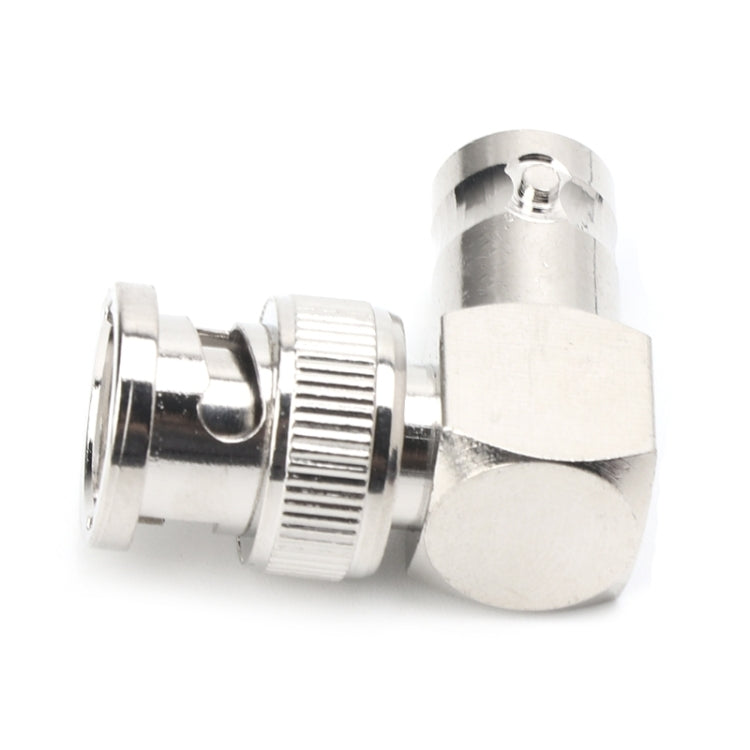 BNC Male to BNC Female Jacks in Series L Type Right Angle RF Card Connector - Connector by PMC Jewellery | Online Shopping South Africa | PMC Jewellery