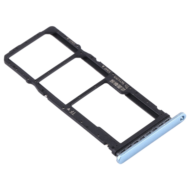 SIM Card Tray + SIM Card Tray + Micro SD Card Tray for Huawei Y7p (Baby Blue) - Card Socket by PMc TechLife | Online Shopping South Africa | PMc TechLife | Buy Now Pay Later Mobicred