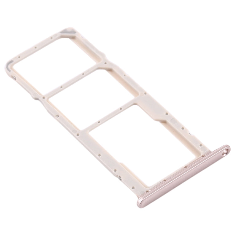 SIM Card Tray + SIM Card Tray + Micro SD Card Tray for Huawei Y6s (2019) (Gold) - Card Socket by PMc TechLife | Online Shopping South Africa | PMc TechLife | Buy Now Pay Later Mobicred