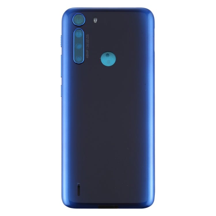 Battery Back Cover for Motorola One Fusion (Blue) - Back Cover by PMC TechLife | Online Shopping South Africa | PMC TechLife | Buy Now Pay Later Mobicred