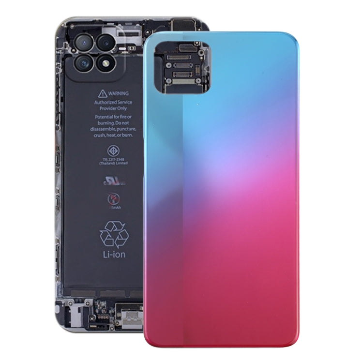 For OPPO A72 5G PDYM20 Battery Back Cover (Blue) - Back Cover by PMC TechLife | Online Shopping South Africa | PMC TechLife | Buy Now Pay Later Mobicred