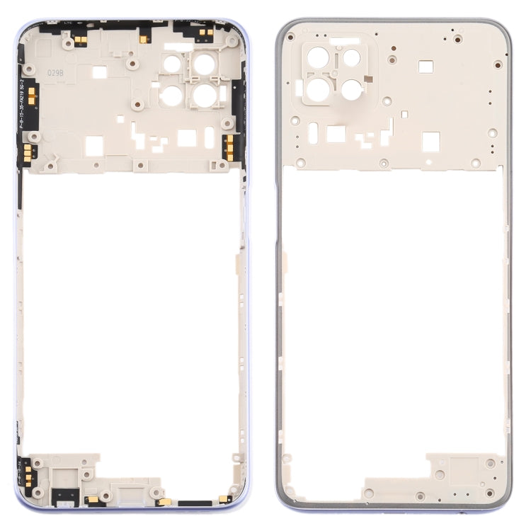 For OPPO A72 5G PDYM20 Middle Frame Bezel Plate (Purple) - Frame Bezel Plate by PMC TechLife | Online Shopping South Africa | PMC TechLife | Buy Now Pay Later Mobicred