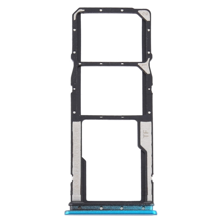 SIM Card Tray + SIM Card Tray + Micro SD Card Tray for Xiaomi Redmi 9A/Redmi 9C(Green) - Card Tray by PMc TechLife | Online Shopping South Africa | PMc TechLife | Buy Now Pay Later Mobicred