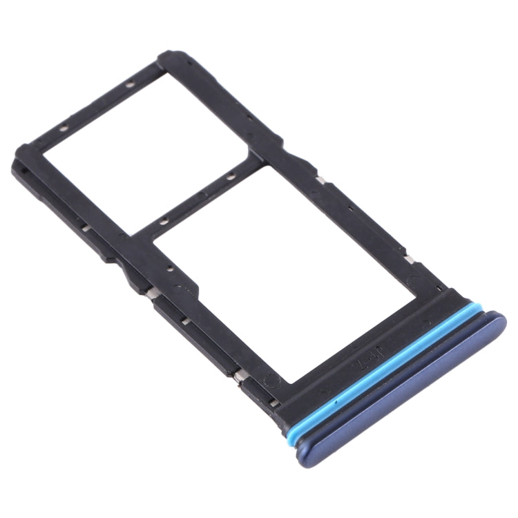 SIM Card Tray + SIM Card Tray / Micro SD Card Tray for Xiaomi Mi 10T Lite 5G (Blue) - Card Tray by PMc TechLife | Online Shopping South Africa | PMc TechLife | Buy Now Pay Later Mobicred