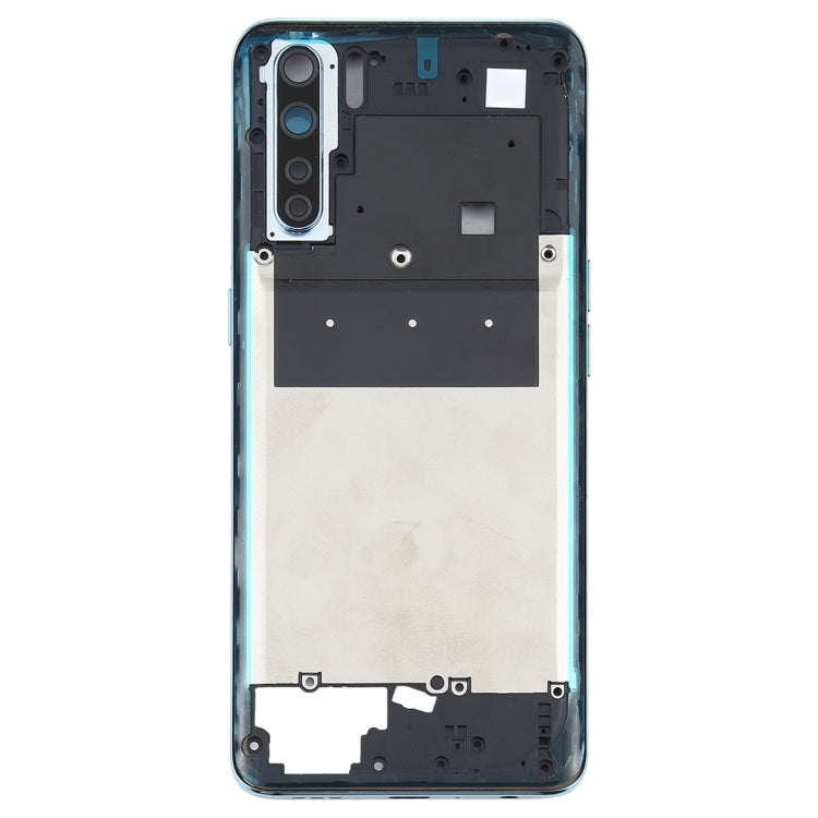 For OPPO A91/F15 PCPM00 CPH2001 CPH2021 Back Housing Frame (Baby Blue) - Frame Bezel Plate by PMC TechLife | Online Shopping South Africa | PMC TechLife | Buy Now Pay Later Mobicred