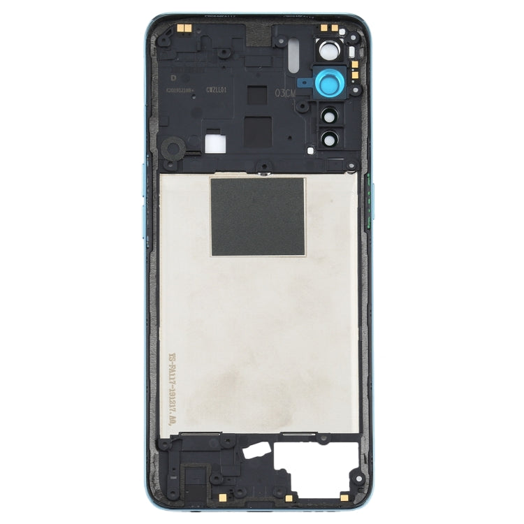 For OPPO A91/F15 PCPM00 CPH2001 CPH2021 Back Housing Frame (Baby Blue) - Frame Bezel Plate by PMC TechLife | Online Shopping South Africa | PMC TechLife | Buy Now Pay Later Mobicred