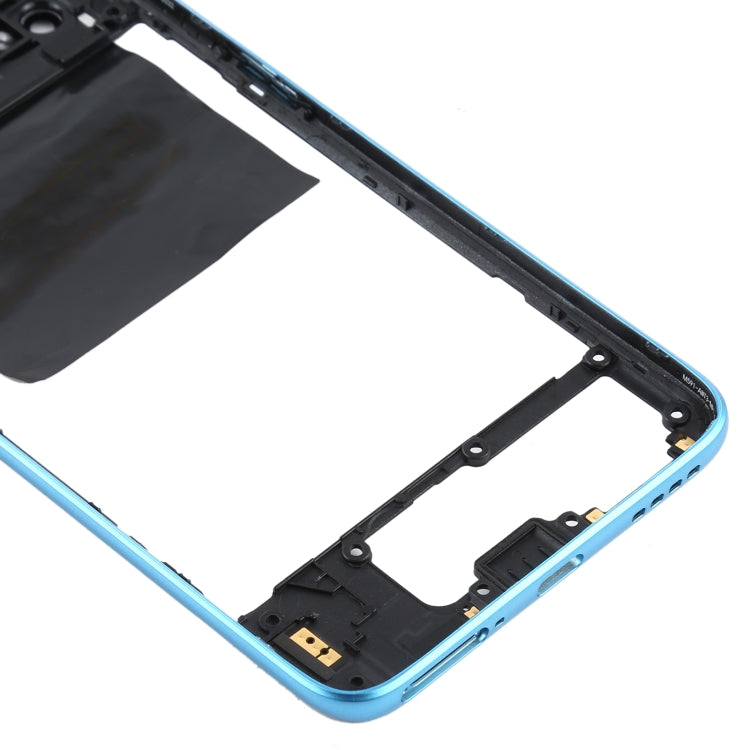 For OPPO Realme X7 Back Housing Frame (Blue) - Frame Bezel Plate by PMC TechLife | Online Shopping South Africa | PMC TechLife | Buy Now Pay Later Mobicred