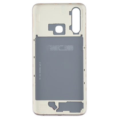 For Vivo Y5s(China) / V1934A / V1934T Battery Back Cover (White) - Back Cover by PMC Jewellery | Online Shopping South Africa | PMC Jewellery | Buy Now Pay Later Mobicred
