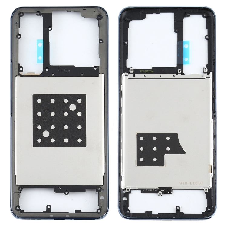 For Vivo Y73s V2031A Middle Frame Bezel Plate(Black) - Frame Bezel Plate by PMC TechLife | Online Shopping South Africa | PMC TechLife