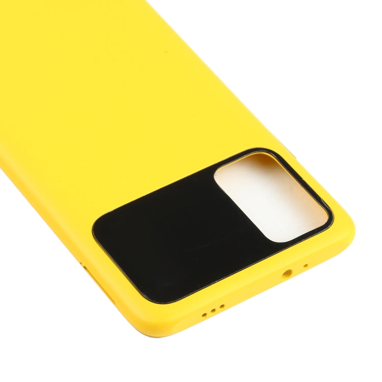 Original Battery Back Cover for Xiaomi Poco M3 M2010J19CG(Yellow) - Back Cover by PMC TechLife | Online Shopping South Africa | PMC TechLife | Buy Now Pay Later Mobicred