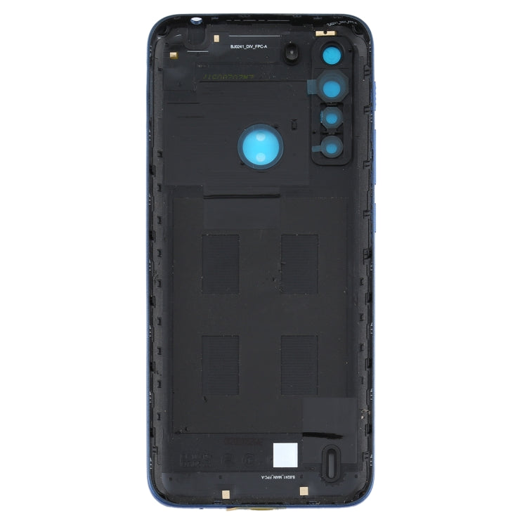 Battery Back Cover for Motorola One Fusion/XT2073-2(Blue) - Back Cover by PMC TechLife | Online Shopping South Africa | PMC TechLife | Buy Now Pay Later Mobicred
