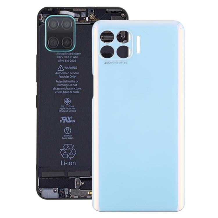 Battery Back Cover for Motorola One 5G UW / One 5G / Moto G 5G Plus / XT2075 XT2075-2 XT2075-3(White) - Back Cover by PMC Jewellery | Online Shopping South Africa | PMC Jewellery | Buy Now Pay Later Mobicred