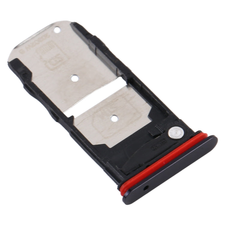 SIM Card Tray + SIM Card Tray / Micro SD Card Tray for Motorola Edge XT2063-3 (Black) - Card Socket by PMc TechLife | Online Shopping South Africa | PMc TechLife | Buy Now Pay Later Mobicred